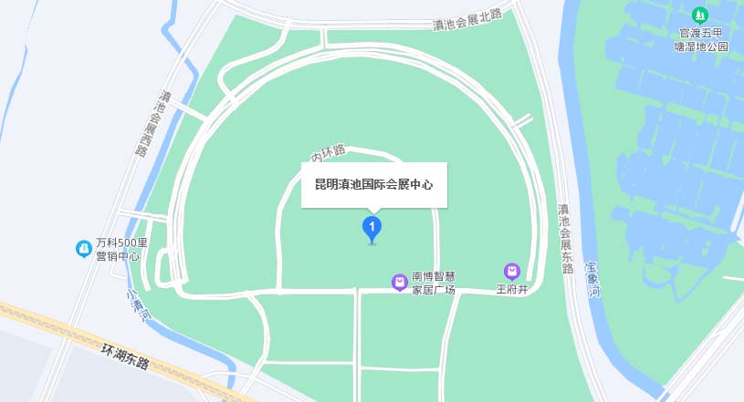 昆明家博会交通路线地图